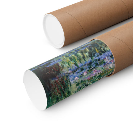 Water Lilies and Japanese Bridge by Claude Monet Matte Horizontal Posters