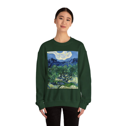 Olive Trees by Vincent Van Gogh Unisex Heavy Blend™ Crewneck Sweatshirt