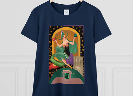 May & Emerald (from the Gem Series) by Sofia Chiostri Women's Midweight Cotton Tee