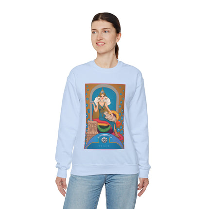 April & Diamond (from the Gem Series) by Sofia Chiostri Heavy Blend™ Crewneck Sweatshirt
