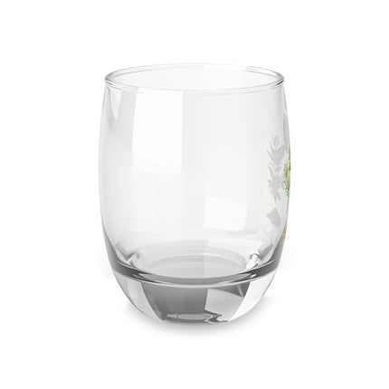 Tulip, Branches of Myrtle, and Shells by Maria Sibylla Merian Whiskey Glass