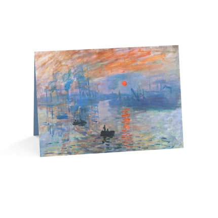 Sunrise by Claude Monet Greeting Cards (1, 10, 30, and 50pcs)