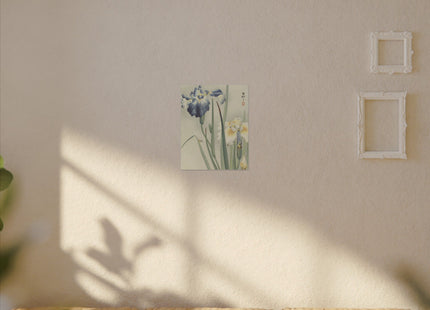 Irises by Ohara Koson Matte Canvas, Stretched, 0.75"