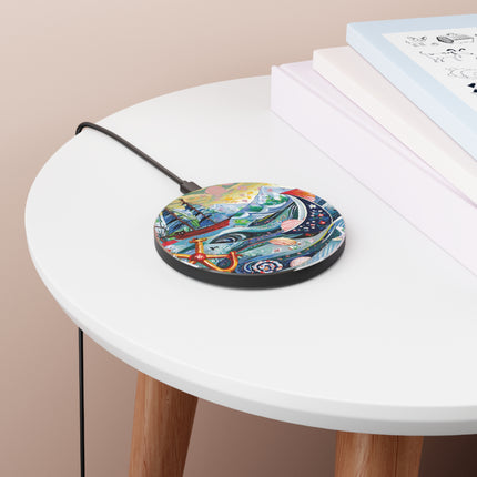 Nautical Patterns Wireless Charger