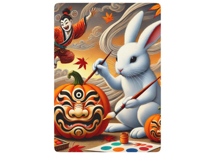 Halloween Rabbit’s Kabuki Jack-o’-Lanterns Playing Cards