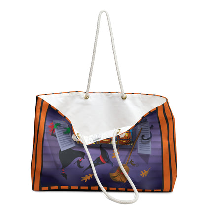 Whimsical Halloween Mischief Weekender Bag