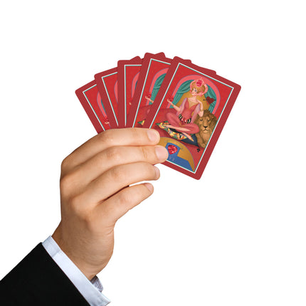 July & Ruby (from the Gem Series) by Sofia Chiostri Playing Cards