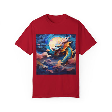 A Dragon's Ascent Unisex Garment-Dyed T-shirt