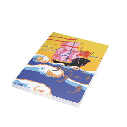 Golden Seas and Whimsical Dreams Postcard Bundles (envelopes included)