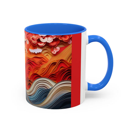 Vibrant Sunrise Sky Colorful Mugs (11oz, 15oz)