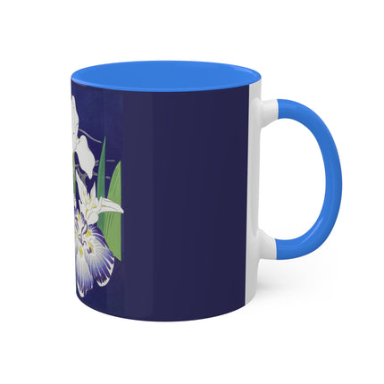 Irises by Kogyo Tsukioka Colorful Mugs, 11oz