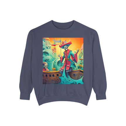 Skeleton Crew of the Misty Seas Unisex Garment-Dyed Sweatshirt