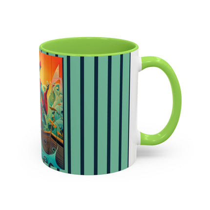 Skeleton Crew of the Misty Seas Colorful Mugs (11oz, 15oz)
