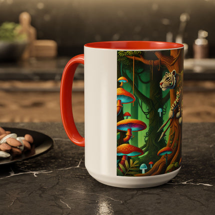 Silent Stripes Colorful Mugs (11oz, 15oz)