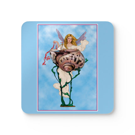 Enchanting Serenity Corkwood Coaster Set