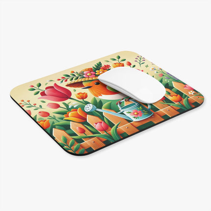 The Little Garden Tender Mouse Pad – Sunshine, Care & Storybook Charm