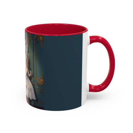 🕯️🎃 The Moonlit Manor Drawing Room Colorful Mug – Elegant Halloween Charm