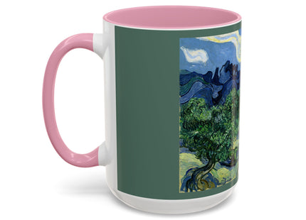 Olive Trees by Vincent Van Gogh Colorful Mugs (11oz, 15oz)