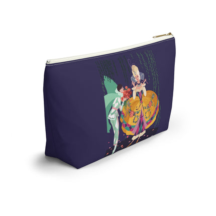 Enchanted Courtship Cosmetic Bag – Whimsical Elegance & Floral Romance