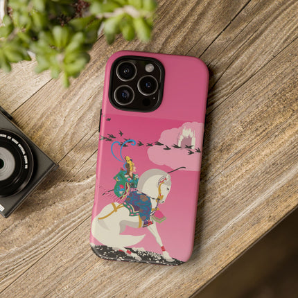 Samurai Princess on the White Steed Phone Case – Epic Grace & Mythic Power