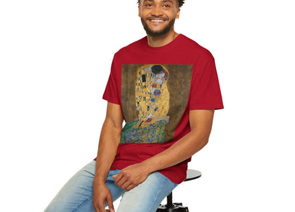 The Kiss by Gustav Klimt Unisex Garment-Dyed T-shirt