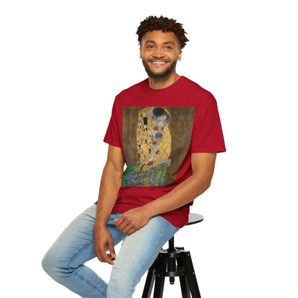 The Kiss by Gustav Klimt Unisex Garment-Dyed T-shirt