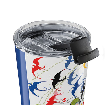 Flight of the Songbirds 20oz Tumbler – Theatrical Whimsy & Colorful Harmony