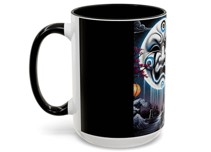 Geisha’s Black Ink Tears Colorful Mugs (11oz, 15oz)