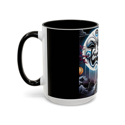 Geisha’s Black Ink Tears Colorful Mugs (11oz, 15oz)
