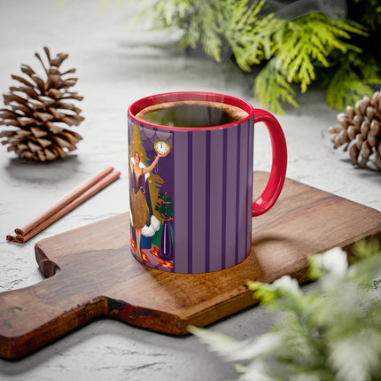 Countdown to Christmas Elegance Colorful Mugs (11oz, 15oz)