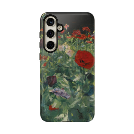 Poppies (A Study of Poppies for Carnation, Lily, Lily, Rose) by John Singer Sargent Phone Cases