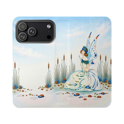 🧚🦋 The Jeweled Wing Fairy Flip Case – Art Deco Fairy Fantasy