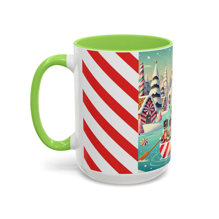 Nutcracker Candy-Striped Adventure Colorful Mugs (11oz, 15oz)
