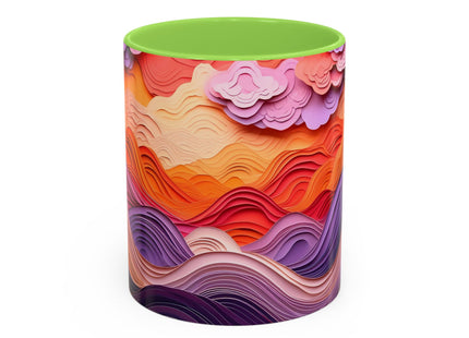Dramatic Sunset Sky Colorful Mugs (11oz, 15oz)
