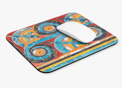 Reproduction of S-Spiral Frieze by Emile Gilliéron Mouse Pad, Rectangle