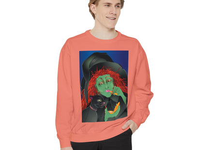 Mirror, Mirror A Witch's Touch Unisex Garment-Dyed Sweatshirt
