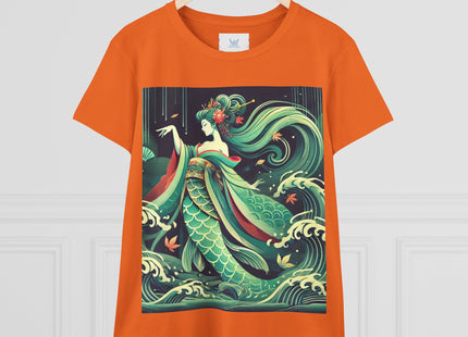 Mermaid Queen Rising from the Deep Women's Midweight Cotton Tee