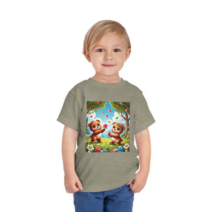 Teddy Bear Friendship Toddler Short Sleeve Tee