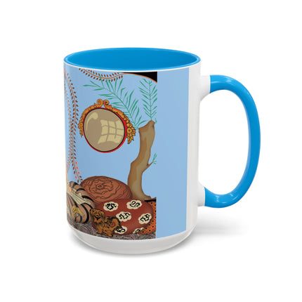 Minuit … ou l’appartement à la mode by George Barbier Colorful Mugs (11oz, 15oz)