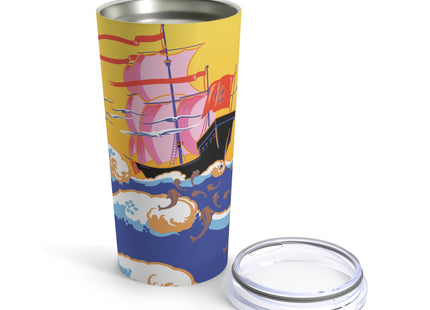 Golden Seas and Whimsical Dreams Tumbler 20oz