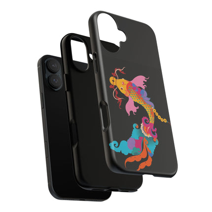 Golden Koi Phone Case – Lucky Swim & Vibrant Fortune