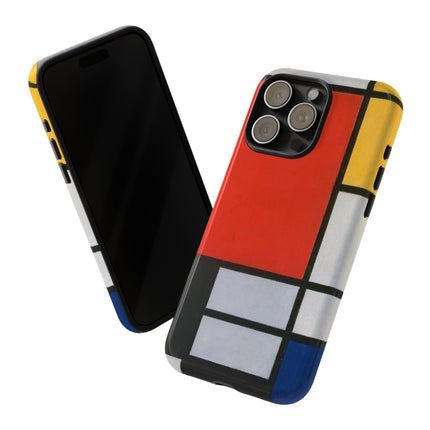 Composition with Red, Yellow, Blue, and Black by Piet Mondrian Phone Cases