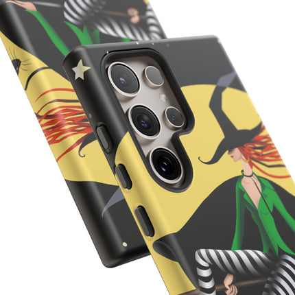 A Witch’s Moonlit Flight Phone Cases