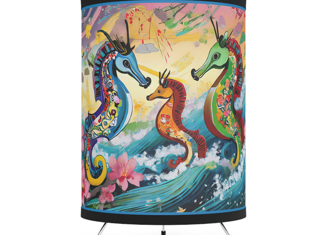 Seahorse Symphony Tripod Lamp