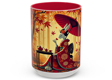 Theatrical Harvest Rabbit Colorful Mugs (11oz, 15oz)