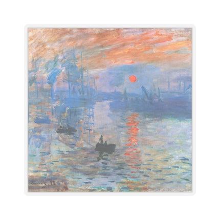 Sunrise by Claude Monet Kiss-Cut Stickers (4 Sizes)