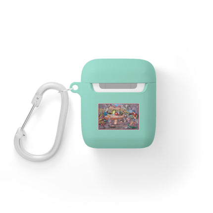 A Fairy's Whimsical Tea Party AirPods Case