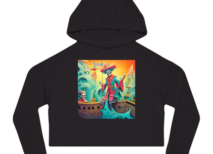 Skeleton Crew of the Misty Seas Women’s Cropped Hooded Sweatshirt