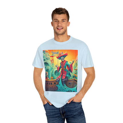 Skeleton Crew of the Misty Seas Unisex Garment-Dyed T-shirt