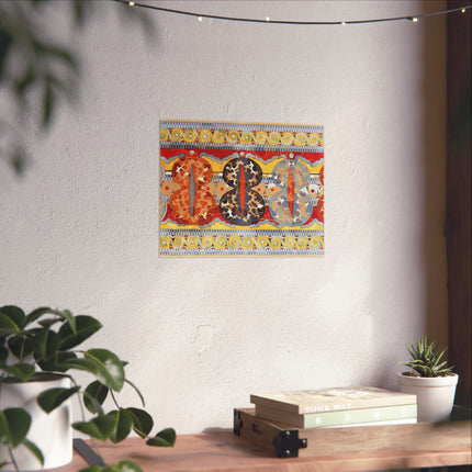 Reproduction of the Shield Frieze by Emile Gilliéron Premium Matte Horizontal Posters